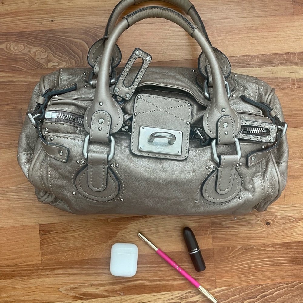 Chloe paddington lock leather bag